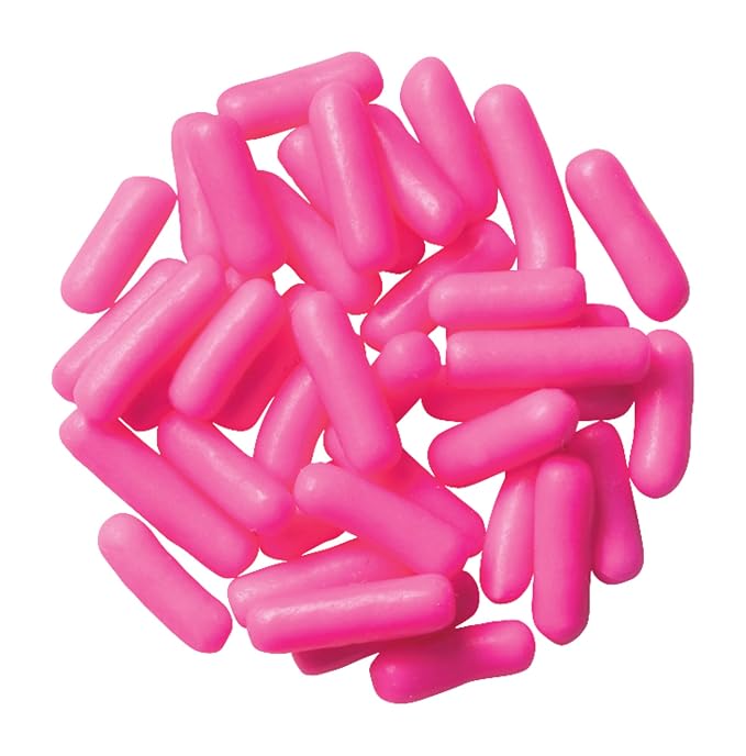 DecoPac Pink Sprinkles | Extra Large 26oz Pack | Cake Sprinkle Mix, Fancy Sprinkles For Cake Decorating, Handheld Container, Candy Sprinkles, Cake Sprinkles - Pink