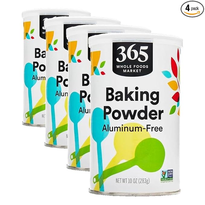 365 by Whole Foods Market, Baking Powder, 10 OZ (Pack of 4)