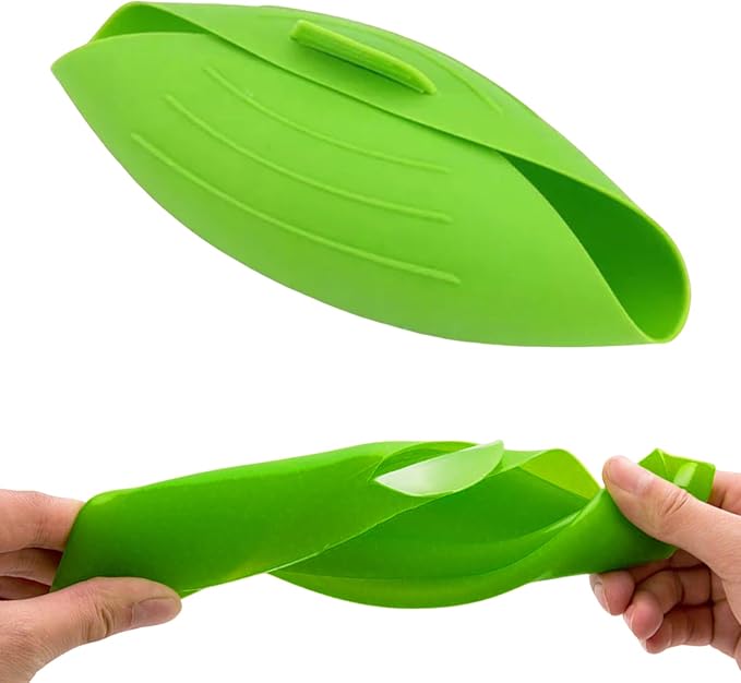Silicone Bread Bowl,Bread Maker Mold for Baking Bread,Flexible Soft Loaf Pan for Homemade Bread Sourdough,Bakeware Tool for Baking,Easy to Mix,Proof and Bake (Green)