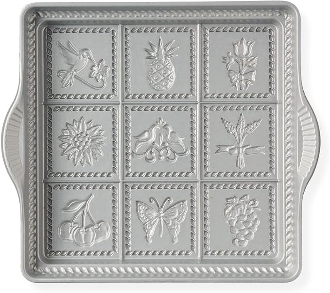 Nordic Ware Cast Aluminum English Shortbread Pan