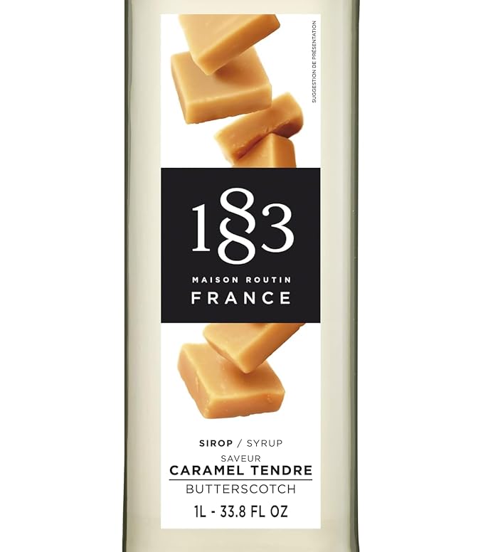 1883 MAISON ROUTIN FRANCE Butterscotch Syrup - Ordering Only, 33.8 FZ