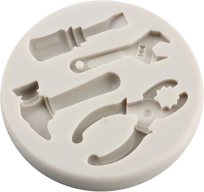 Hand Tools Silicone Mold Construction Tools Chocolate Fondant Molds Combination Wrench Molds For Cake Decorating Cupcake Topper Polymer Clay Candy Chocolate Gum Paste