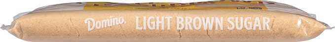 Domino® Light Brown Sugar, 2 lb Zipper Bag (2-Pack) - Ideal Sugar for Baking and Desserts - Includes Bonus Recipe Card