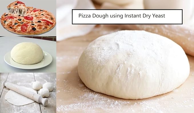 foodfrillz Instant Dry Yeast 100 g Active Dry Yeast for Baking Bread Making Raising Dough