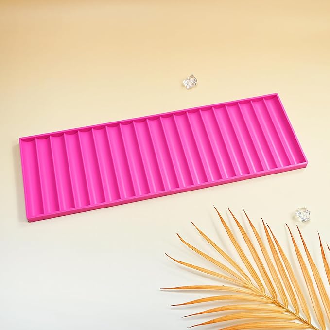 Silicone Texture Cake Wave Border Decor Embossing Mold, Sugarcraft Pastry Fondant Clay Mould Impression Embossed Mat Wedding Cake Decorating Tool DIY (Column)