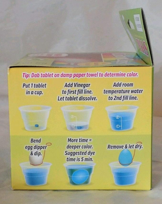 PAAS Easter Egg Coloring Cup Kits - 6 Pack
