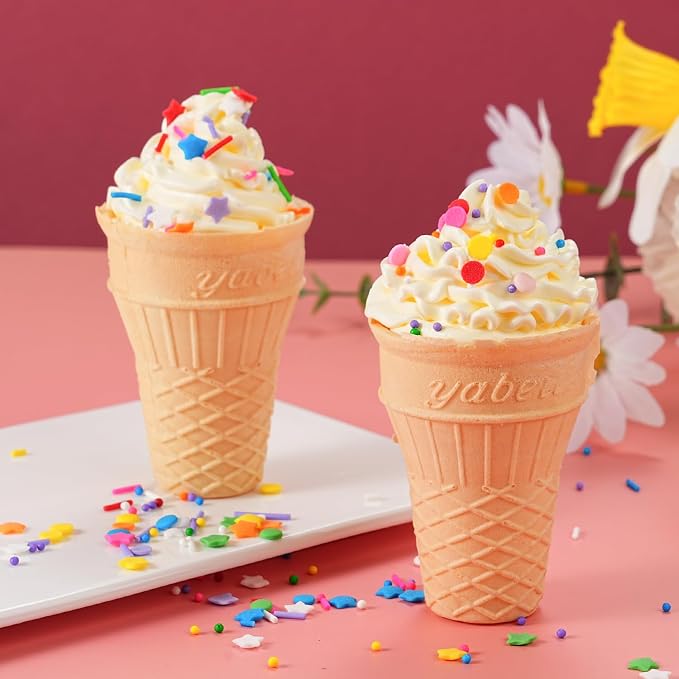 Rainbow Sprinkles 6.5 oz- 4 Types Jimmies Nonpareils Star & Round Confetti Mix for Cake Decorating, Cupcake Topper, Cookie & Ice Cream Baking Birthday Supplies - Colorful Sprinkle Set