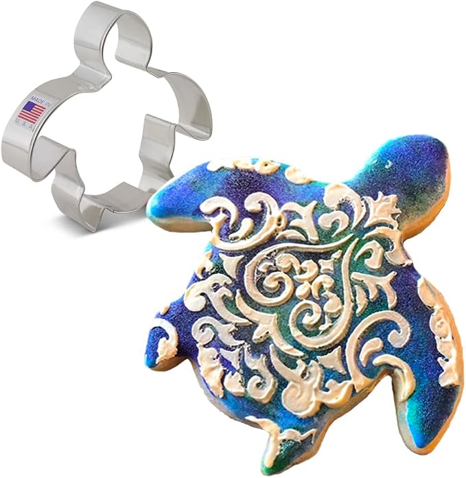 Ann Clark Sea Turtle Cookie Cutter Large, 4” Made in USA