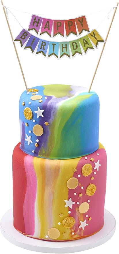 DecoPac Gold Stars Quins, Edible Cupcake Sprinkles, Sugar Cake Decorations - 18.5 ounce