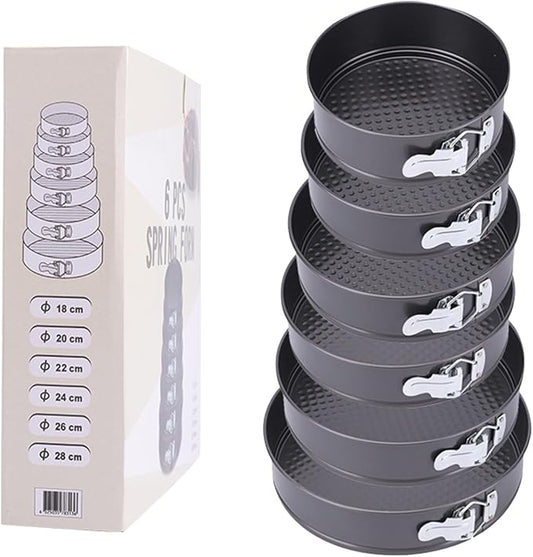 Springform Pan, Nonstick Cake Pan, Round cheesecake pan with leak-proof non-stick bottom removable bakeware.Cheesecakes, Pizzas and Quiches. (7+8+8.5+9.5+10+11 Inches)