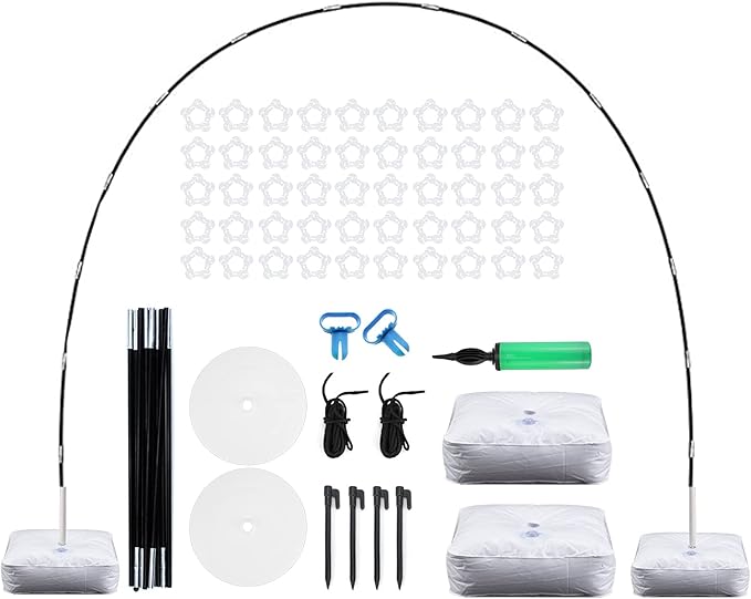 Balloon Arch kit with Base, 9Ft Tall &10Ft Wide Adjustable Balloon Arch Stand Party Backdrop Decoration Tool for Wedding Birthday Baby Shower Halloween Christmas Party