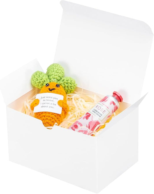 UnicoPak 10 Pack 6x4x3.5 Small Gift Boxes White Gift Boxes with Lids for Presents Bulk for Candle Mug Perfume Craft Ornaments Cookies Treats Favors
