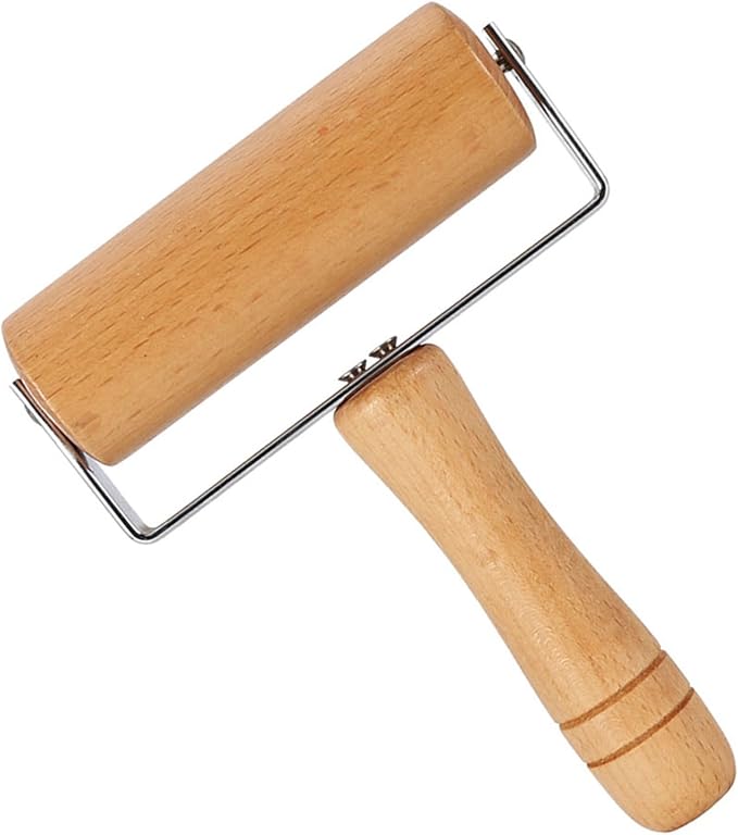 Small Rolling Pin, Pizza Dough Roller, Non Stick Wood Pastry Roller, Kitchen Wooden Rolling Pins for Baking Cooking Cookie Bread Tortilla Dumpling Fondant Clay (Style 3)