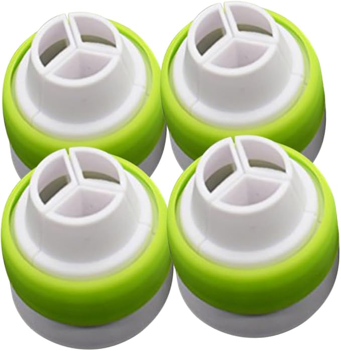 Large Piping Tip Couplers 4pcs Russian Nozzles Couplers Nozzle Converter Cake Decorating Converter