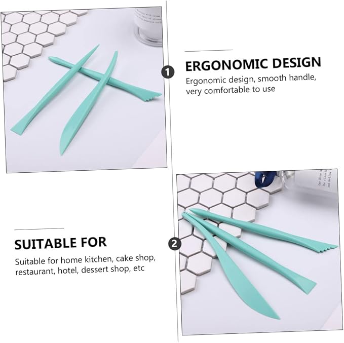 1set Fondant Modeling Tools Set Cake Sculpting Kit for Sugar Paste Decoration Lightweight for Home Baking and