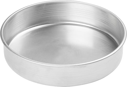 Winco Heavy-Duty Round Aluminum Layer Cake Pan, 9" x 2"