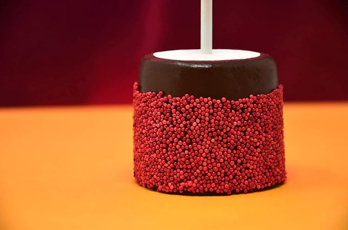 Mystic Sprinkles Solid Color Nonpareils 3.8oz Bottle (Shades of Red)