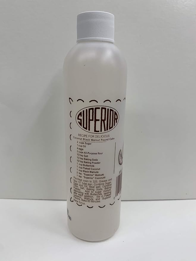 Superior Flavors COCONUTTI | Cooking and Baking Flavoring | Delicious Substitute for Vanilla Extract | Water Based, and Alcohol Free | 8oz Bottle…