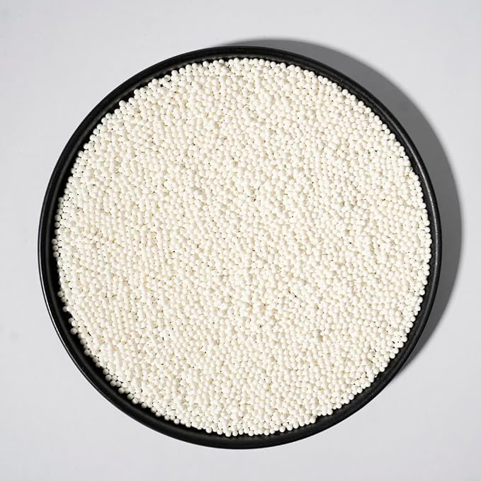 Sprinkles, White Edible Pearl Sprinkles for Cake Decorations, Baking, Ice Cream, Cookies, Cupcake Topper Edible Pearls Sprinkles - 2mm Matte White Sugar Pearls for Cake Decorating 130g/4.6oz1 Bottle (2mm matte pearls)