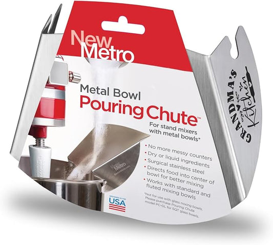 New Metro Design Pouring Chute Stand Mixer Replacement Pouring Shield with Unique Laser Etched Motto, Grandma’s Kitchen