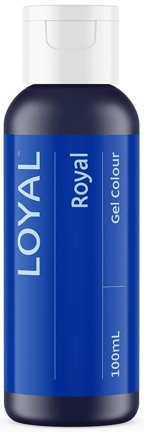 Loyal Gel Food Coloring | Vibrant Color for Buttercream, Fondant, Royal Icing, Gum Paste, Marzipan and Cake Batter | Gel-Based Concentrated Food Dye - 100ml Royal