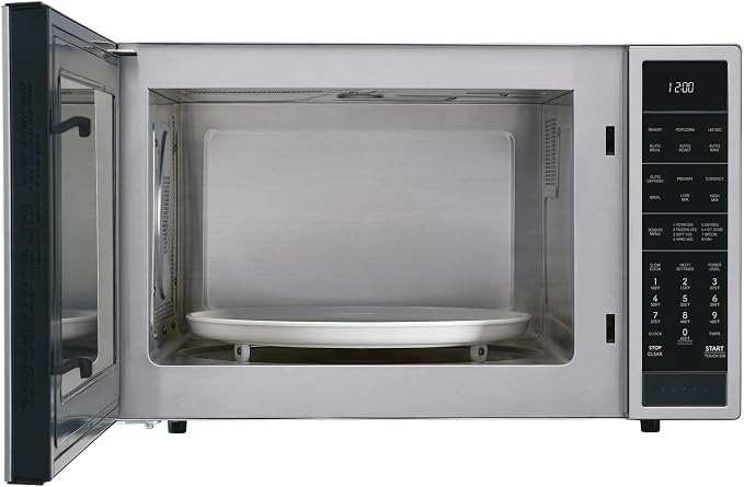 SHARP SMC1585KS Convection Countertop Microwave Oven with Removeable 15.4" Carousel Turntable, 1.5 Cubic Feet, 900 Watt, Sensor Cooking, Stainless Steel
