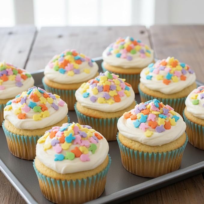 Bunny Sprinkle Confetti Mix Orange, Yellow, Blue, Green, Pink and Purple 3.28 oz, Easter Sprinkles For Cake Decorating, Baking, Ice Cream & More, Spring Sprinkles The Hampton Candy Company