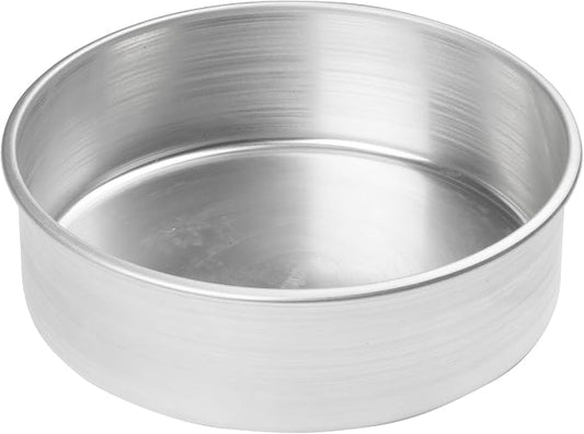 Winco Heavy-Duty Round Aluminum Layer Cake Pan, 9" x 3"