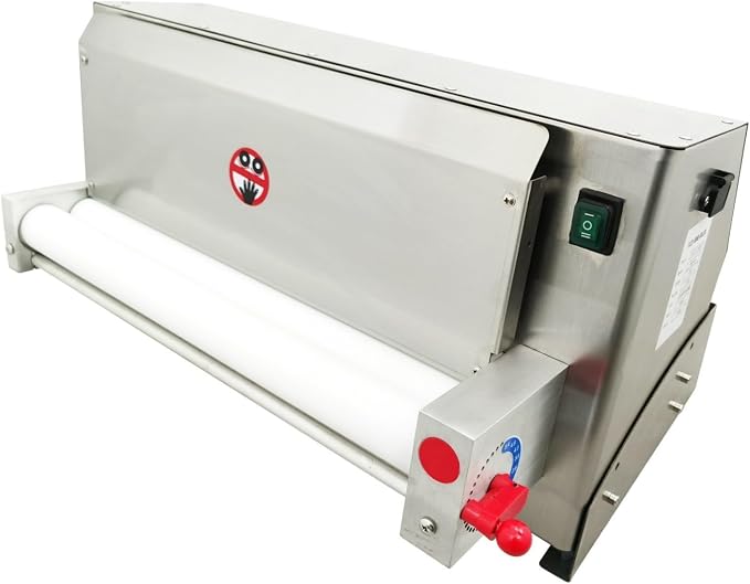 Electric Pizza Dough Roller Sheeter, Automatic Pizza Dough Press Machine, Commercial 4-19” Pastry Press Making Machine 450W 110V