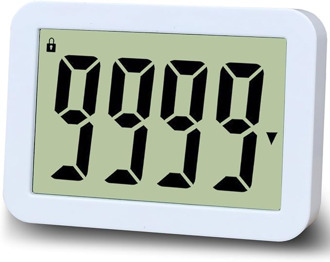 QINFIEY Digital Countdown Days Timer 9999-Days Electronic Timer for Vacation Retirement Wedding Lab, Large Display for Classroom Graduation,Study Fitness Count Down