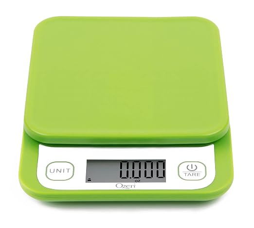 Ozeri Garden and Kitchen Scale II, with 0.1 g (0.005 oz) 420® Variable Graduation Technology®