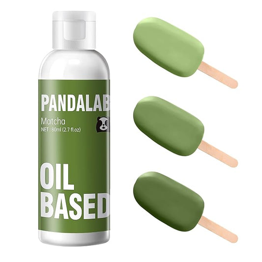 Matcha Oil Based Food Coloring for Chocolate, Candy Melts, Donuts, Strawberries, Frosting, Cake, Professional Edible Dye for Baking - 80 Milliliters 2.7 Fl.Oz