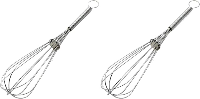 Chef Craft Classic Sturdy Whisk, 10 inch, Chrome (Pack of 2)