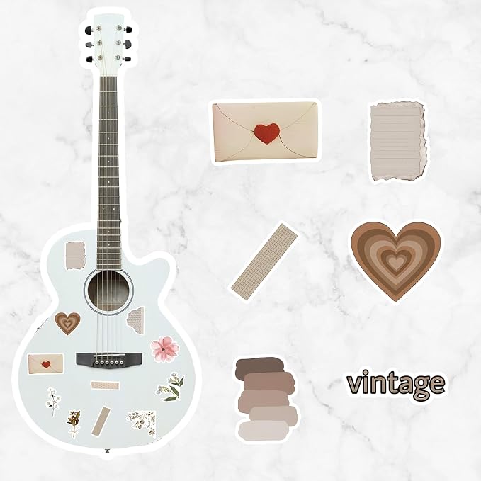 120 PCS Vintage Aesthetic Stickers for Journaling, Scrapbook Supplies, Junk Journal Stickers, Botanical Waterproof Vinyl Sticker Pack for Planner, Diary, Water Bottles, Gifts for Teen Girls Women
