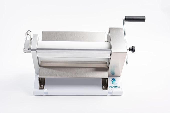 Manual Dough Sheeter Machine - Sfogliafacile Manual Pasta Maker for Icing, Marzipan,Puff Pastry and Salt Bread Shio Pan | Easy Install Dough Sheeter for Home Small or Commercial Kitchens