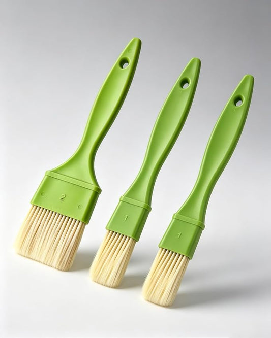 Pastry Brush-Basting Brush Food Grade for Cooking Baking BBQ | Heat Resistant 248° F Baster Brush, Non-Shed, Easy Clean, Dishwasher Safe, Ideal for Butter Oil Marinade Sauce