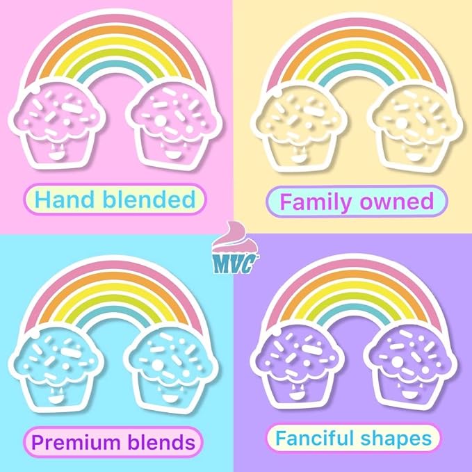 Manvscakes Sprinkles- Edible Cake and Cupcake Sprinkles with Assorted Shapes and Sizes for Parties, USA Patriotic Sprinkle Mix for Cookies, Ice Cream, Cake and Cupcake Decorating, (Red/blue)