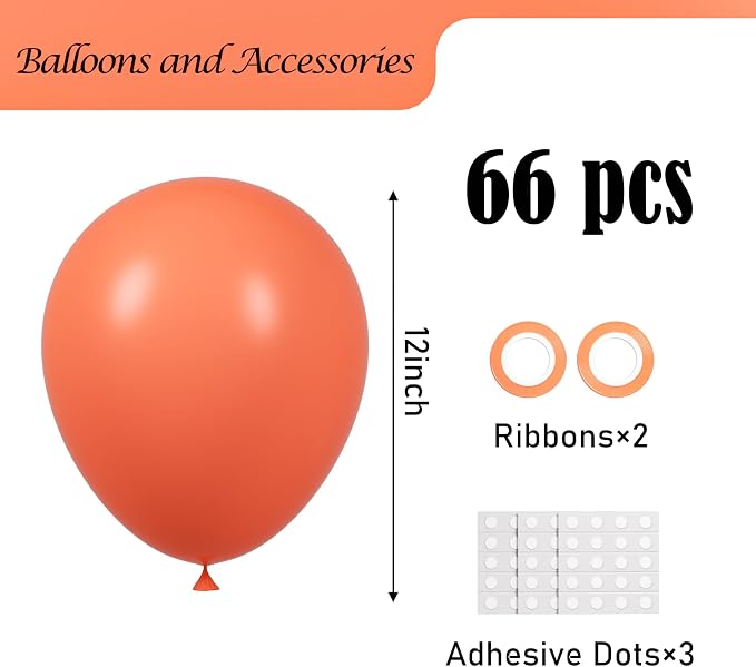 Voircoloria Coral Red Balloons, 66pack 12inch Pastel Red Latex Party Balloons for Birthday Baby Shower Graduation Wedding Gender Reveal Valentine's Day Christmas Party Decorations