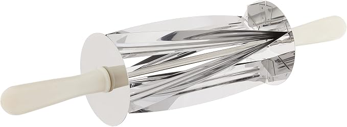 Ateco Stainless Steel Croissant Roller Cutter 15-inches long x 5-inches diameter