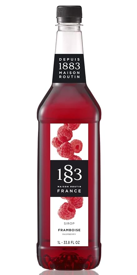 1883 MAISON ROUTIN FRANCE Raspberry Syrup - Ordering Only, 33.8 FZ