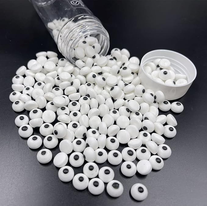 Christmas Candy Eyeballs Eyes Cake Cupcake Toppers 120g/ 4.2oz Cookie Decorations Edible Dessert Sprinkles for Thanksgiving Day Christmas Cake Cupcakes Decoration
