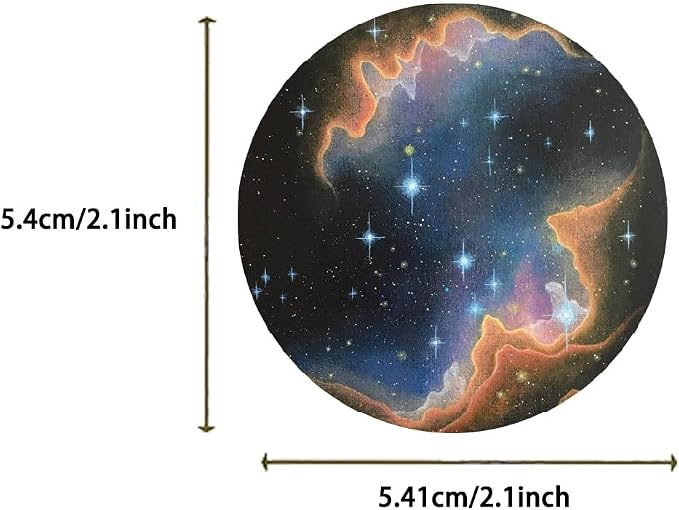 50PCS Cute Space Stickers for Scrapbooking, Galaxy Self-Adhesive Scrapbooking Decals Supplies Journal for Kids Girl Adult Water Bottle Laptop Card Making Letters DIY Themed Party Decorations