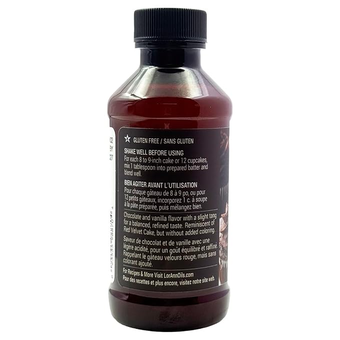 LorAnn Velvet Cake Emulsion, No Added Color, 4 ounce bottle