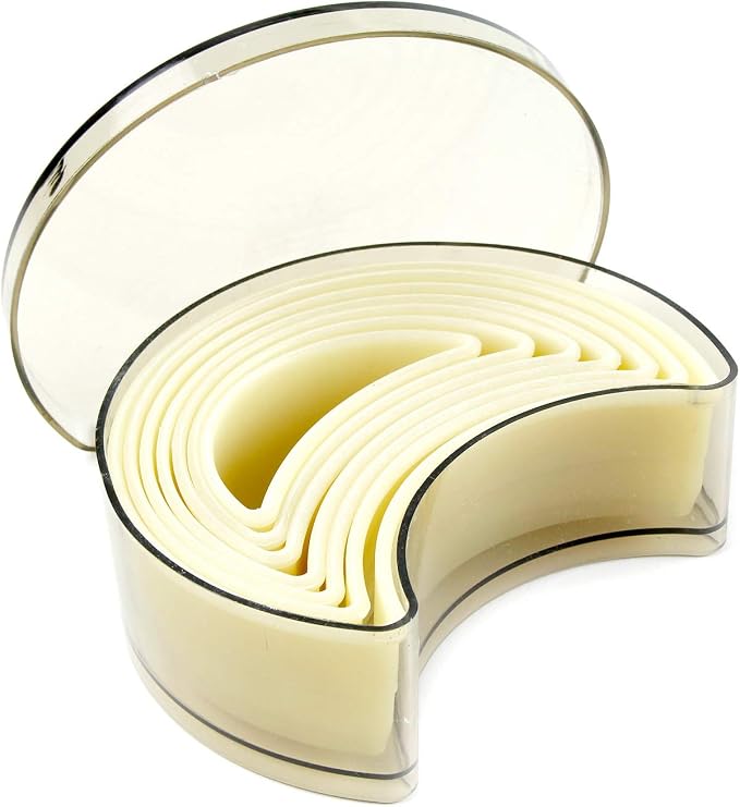 O'Creme Moon-Shaped Heat-Resistant Plastic Cutter in Seven Sizes, One of Each