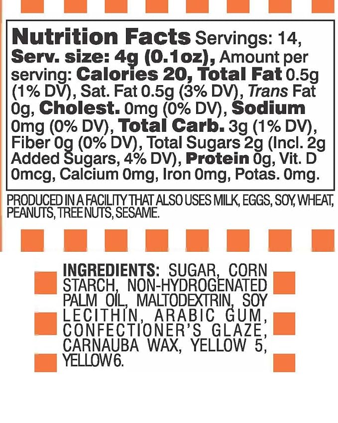 Bright Orange Sprinkles Jimmies 2 oz, Sprinkles For Cake Decorating, Baking, Ice Cream & More, The Hampton Candy Company