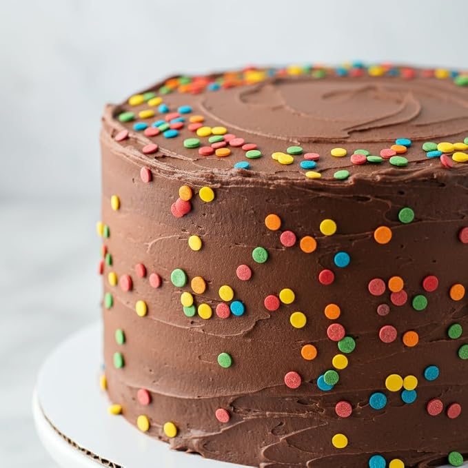 Bakerpan Quins Rainbow Sprinkles for Cake Decorating - 5.87 Ounces - Crunchy Rainbow Edible Confetti Sprinkles for Cupcakes, Ice Cream, Cookies, Cakes