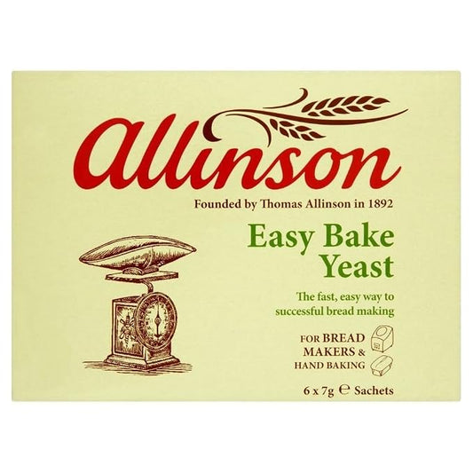 Allinson Easy Bake Yeast (6 per pack - 42g) - Pack of 6