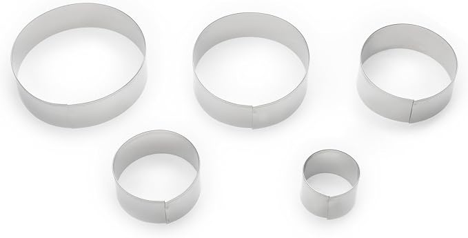 Fox Run - 3681 Fox Run, 1 x 4 x 4 inches, Circle Cookie Cutter Set
