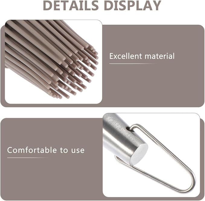 Stainless Steel Handle Silicone Basting Brush Heat Resistant Bbq Tool for Grilling Baking and Cooking Easy to Clean Non-melting for Marinades and Sauces
