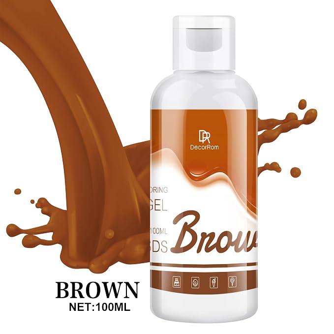 Gel Food Coloring - Vibrant Gel Food Coloring for Baking, Cake Decorating, Easter Egg - Concentrated Flavorless Edible Food Color Dye for Icing, Fondant, Drinks, Cookie, DIY Crafts - 4.5 oz (Brown)